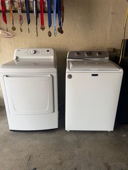LG Dryer and Maytag Washer Set