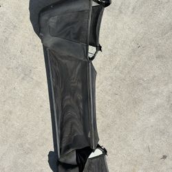 03-08 BMW Z4 CONVERTIBLE ROLL BAR WIND SCREEN DEFLECTOR MESH BLACK OEM