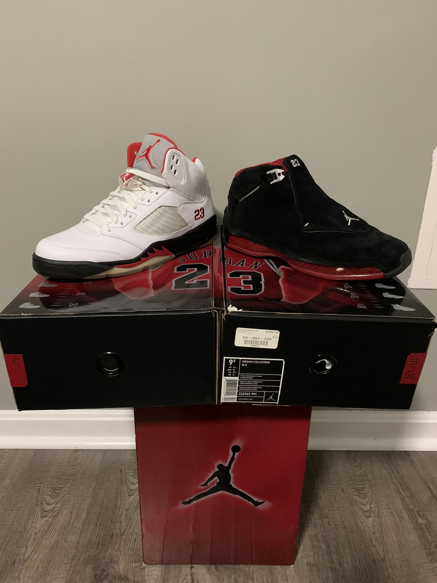 18’s from the Jordan 5/18 package