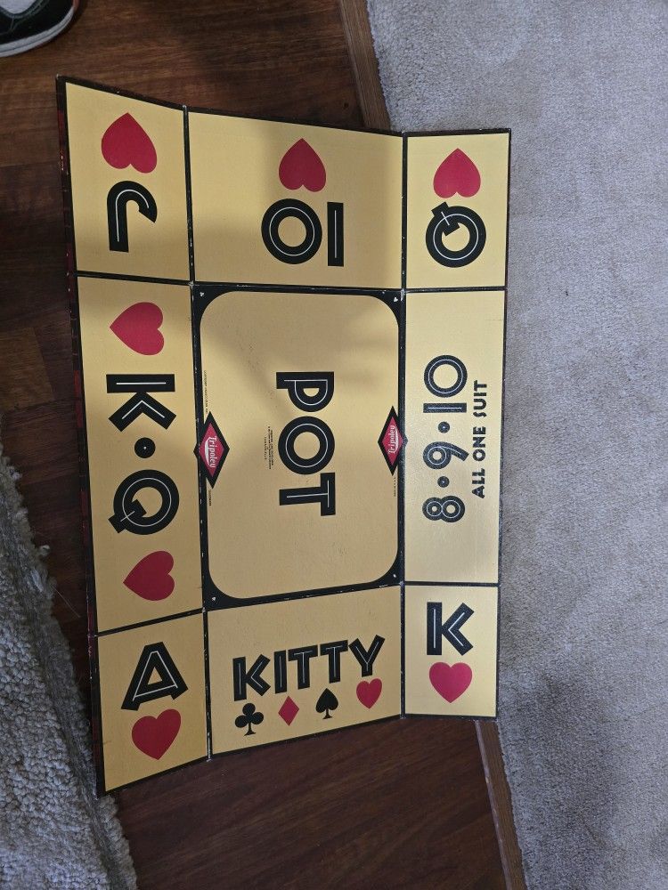 TRIPOLEY VINTAGE CARD GAME BOARD