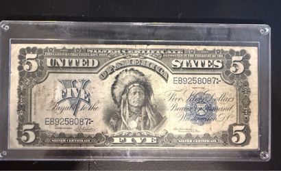 1899 $5 Indian Chief Silver Certificate