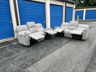 2 LAZYBOY POWER RECLINER SOFAS