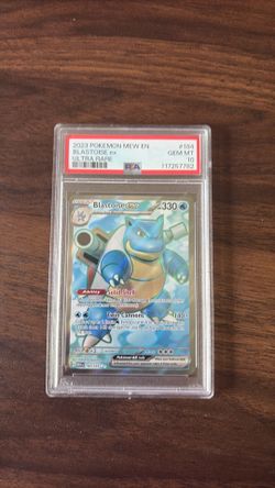 Pokemon PSA 10 Blastoise ex 184/165