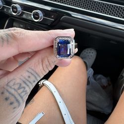 White gold ring