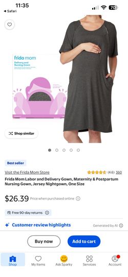 Frida mom delivery gown