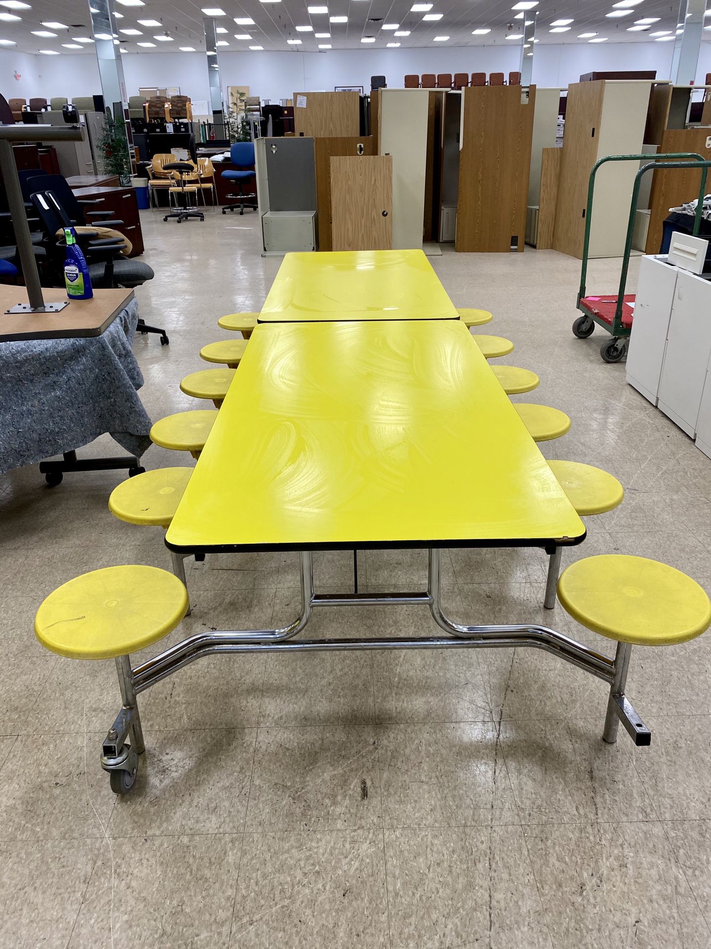(4) Commercial grade Cafeteria/Lunchroom/break room folding tables