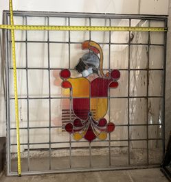 Stained Glass Window From Tudor Style House