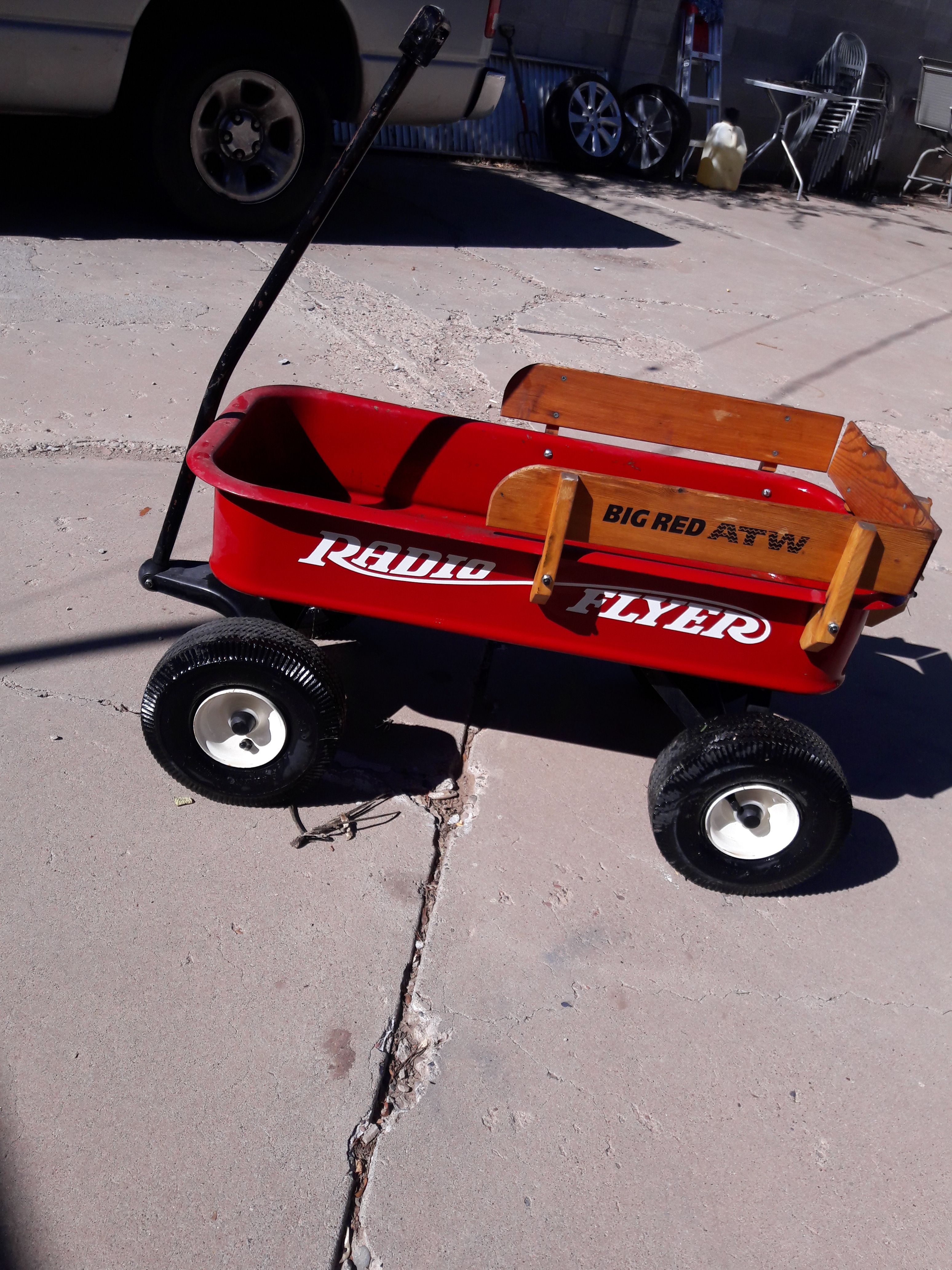 Big red ATW radio flyer wagon for Sale in Albuquerque, NM   OfferUp