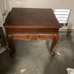 Beautiful Solid Wood Sturdy End Table 24” X 28” X24” H