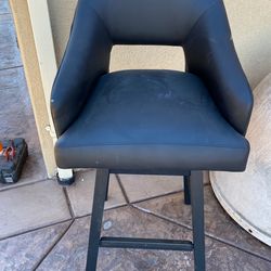 2 Black stools
