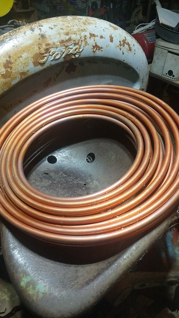 New old stock half inch 50 ft copper pipe like new for Sale in West