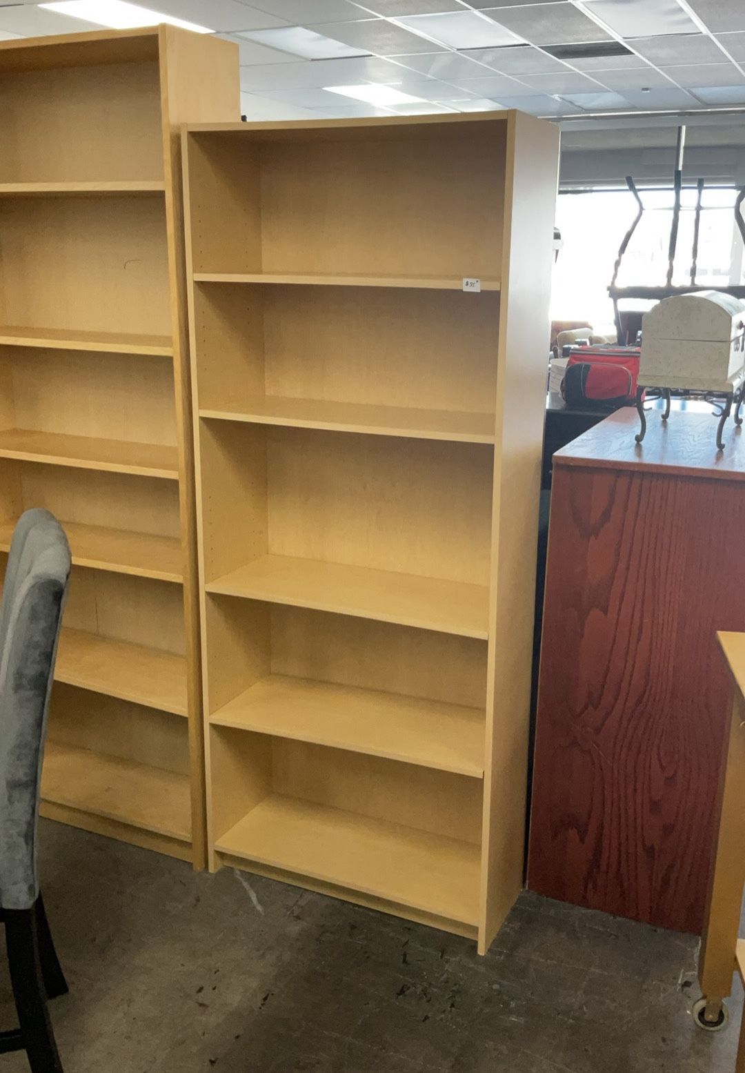 5 Shelf Bookcase Book Organizer Display Unit