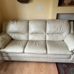 Leather couch 