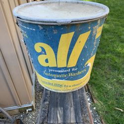 Antique All Detergent Bucket