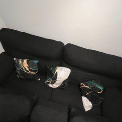Leather Reclining Sofa