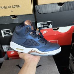 Jordan Bronze 5s size 8 USED But Clean 