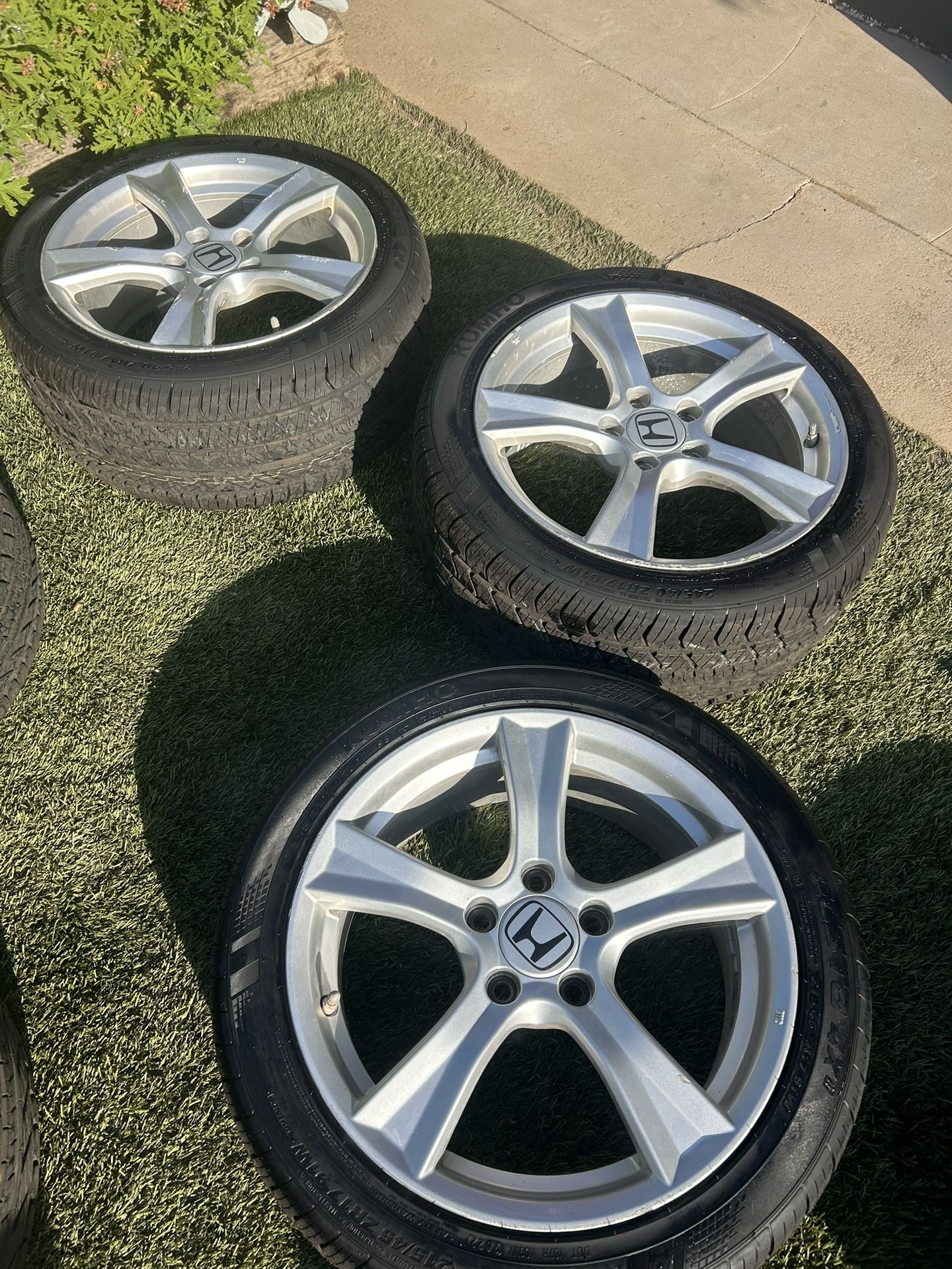 2008 HONDA S2000 AP2 F22C 2.2L OEM 5-SPOKE REAR WHEEL RIM 17X8.5 +65