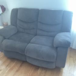 2 Sofa With Dining Table 4 Chairs 