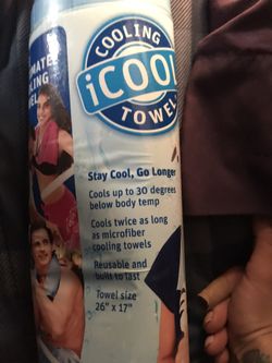 Cooling towel for sports
