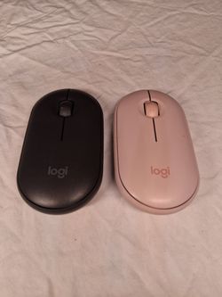 Logitech Pebble M350 Wireless Mouse Pink And Black