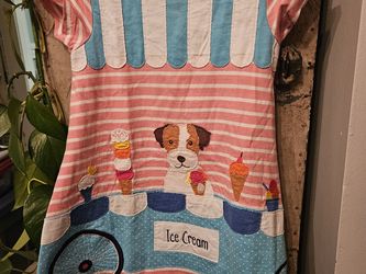 Mini Boden dog ice cream cart dress 3-4