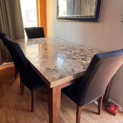 Dining Table w/Marble Top (TABLE ONLY!!)