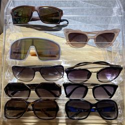 Multiple Sun Glasses, Sunglasses, Ray Bans, Carrera, Oakley, Nike, Maui Jim, Gucci And Much More 