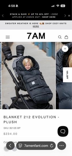 7AM 212 baby toddler blanket