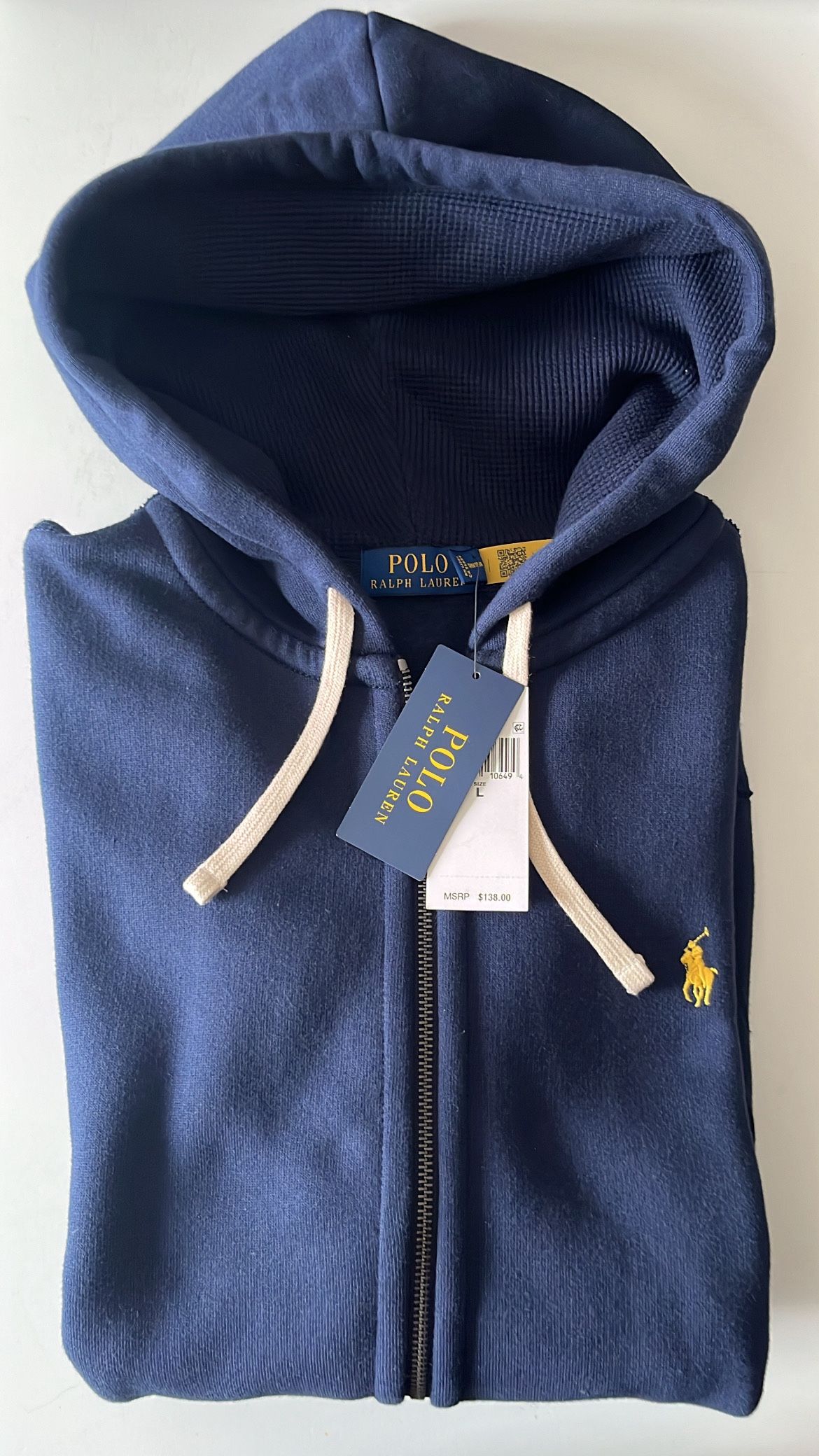 Polo Ralph Lauren Fleece Full Zip Hoodie Size L