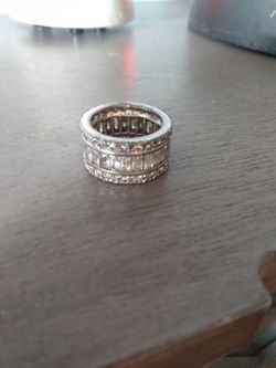Diamond (Not Real) Women Wedding  Band