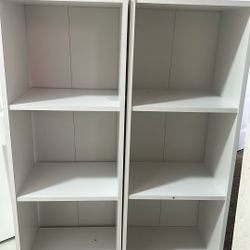 White Shelves Storage Organizer