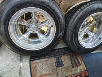 Set de rines stagger 5.120 cinco virlos american racing rin 15 yokohama  235/60/r/15 95% de vida 