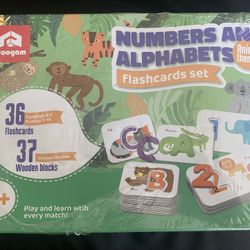 Numbers And Alphabets Flashcards Set