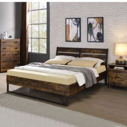 EASTERN KIING BED FRAME MATTRES SOLD SEPARATELY NEW IN BOX FINNANCY AVAILABLE ☎️ 1714586,2564