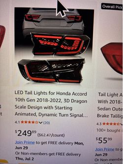 Honda taillights