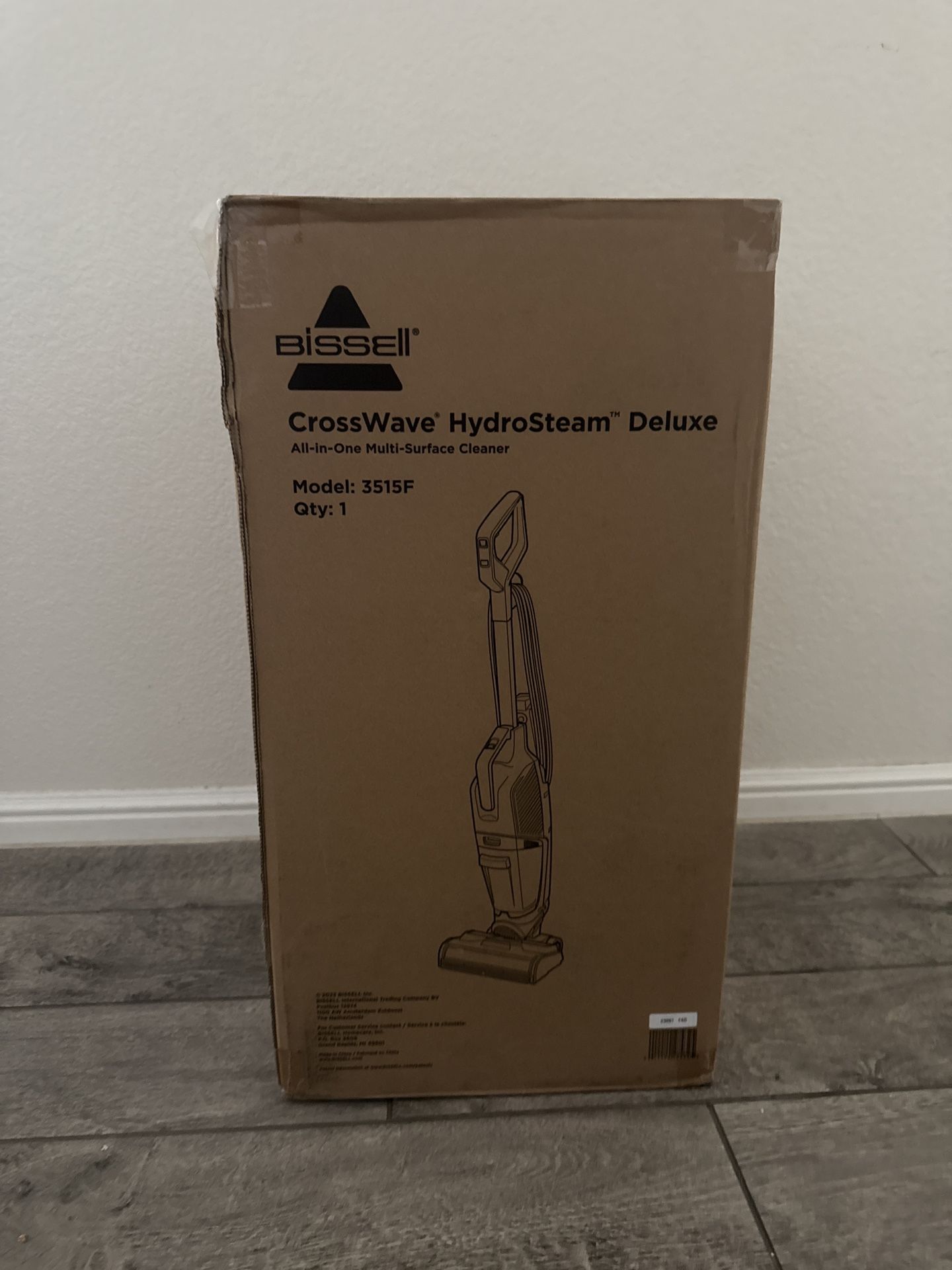 New-in-Box Bissell CrossWave HydroSteam Deluxe All‑In‑One Wet/Dry Vacuum, Mop & Steam (Model 3515F)