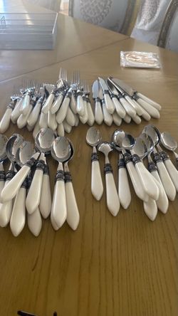 60 pieces forks, spoons, knives set