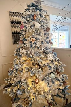 Frosted White Christmas Tree