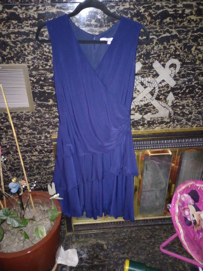 Ladies /Junior 14 Luxe By Carmen Marc Valvo Dress Sleeveless 