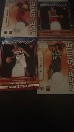 Basketball patch cards