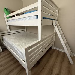 White Bunk Bed 