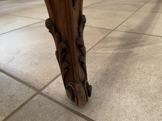 French Louis XV Hand-Carved Walnut Bed