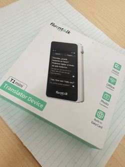 fluentalk T1 mini Translator Voice Offline Photo Built-in Data Card