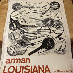 Arman Poster 1969 Original 