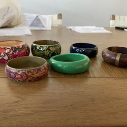 6 Costume Bracelets / Bangles 