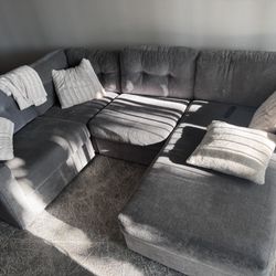 Gray Modular Couch Sectional