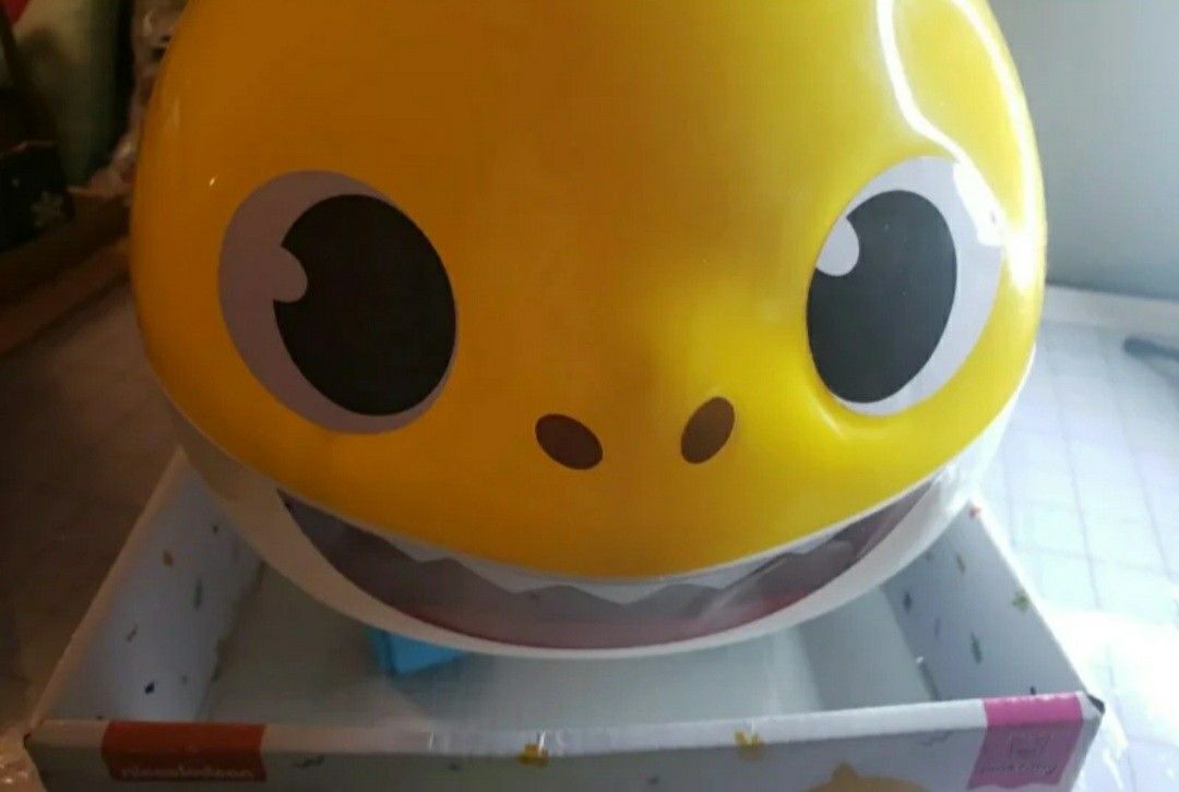 Baby Shark Ride On Toy For Kids Toddlers Indoor Outdoor Boys Girls Fun Sound New