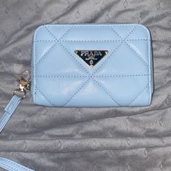 Light blue Prada Wallet