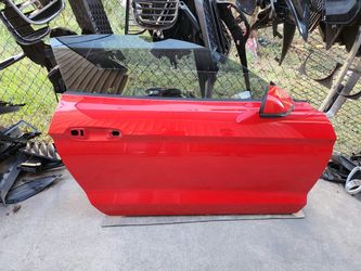 2015-2022 Ford Mustang Passenger Side Door RR Ruby Red Metallic Color Original