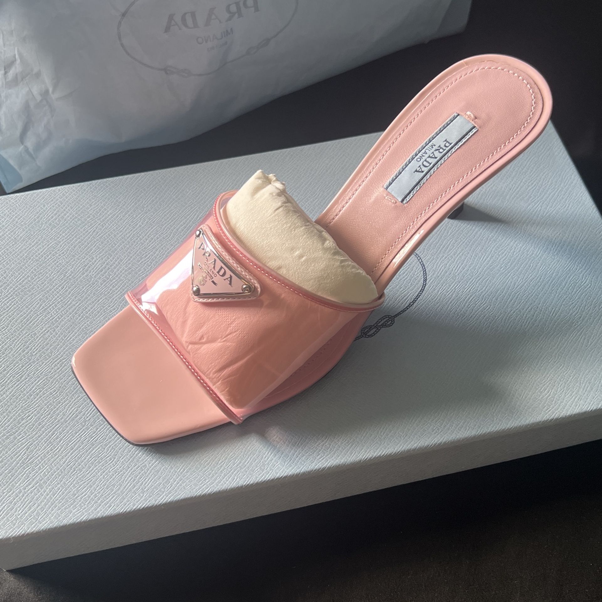 Pink Prada Shoe Size 37.5